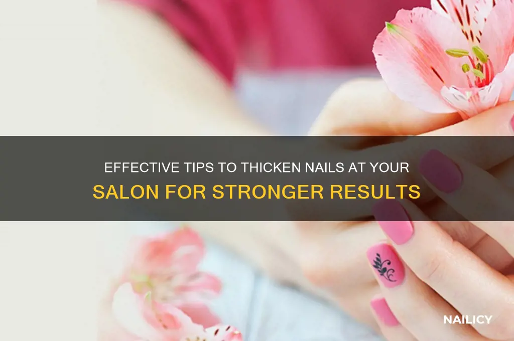 how to thicken nail salon