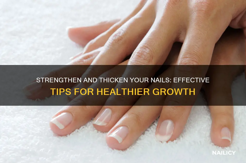 how to thicken nails