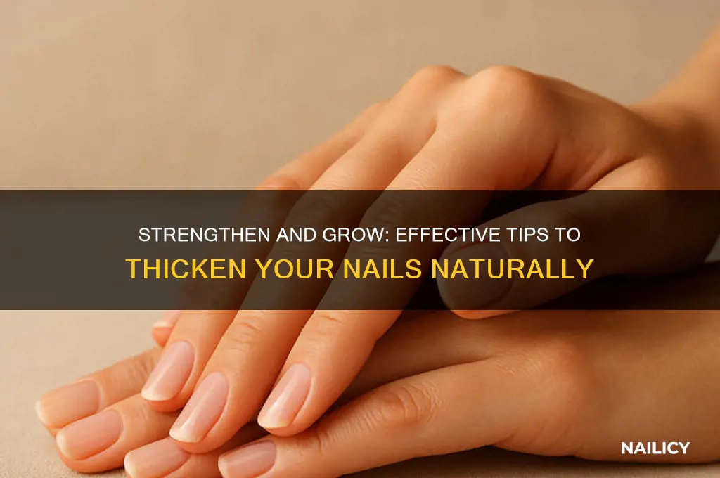 how to thicken your nails