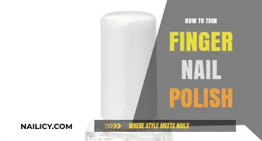 Quick Tips to Easily Thin Out Thick Finger Nail Polish