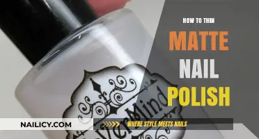 Revive Your Matte Manicure: Easy Tips to Thin Thick Nail Polish