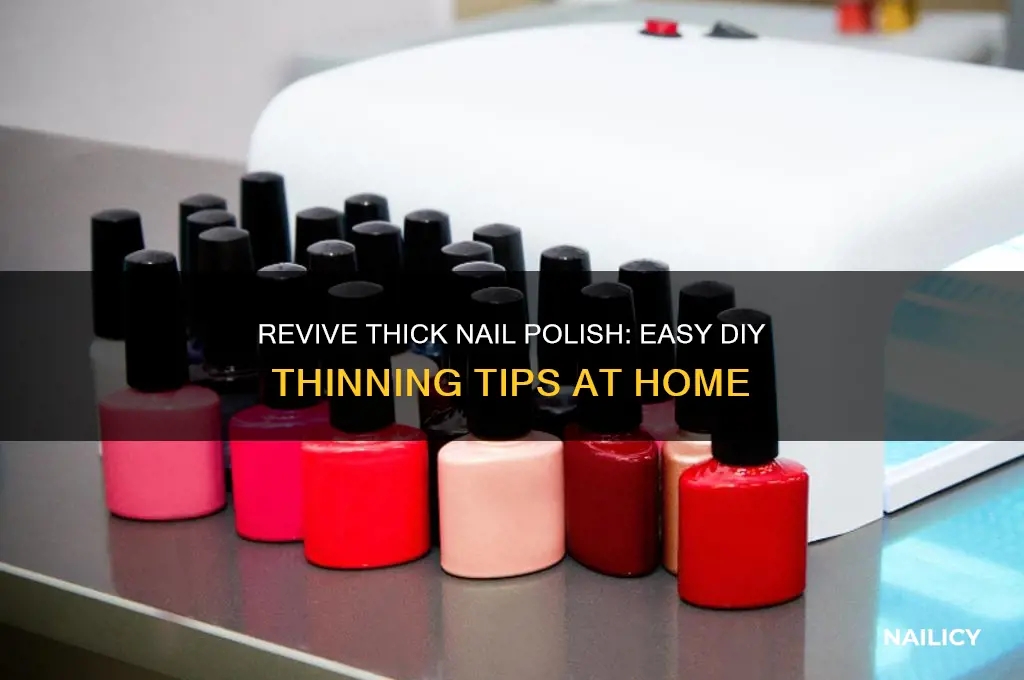 how to thin out nail polish at home