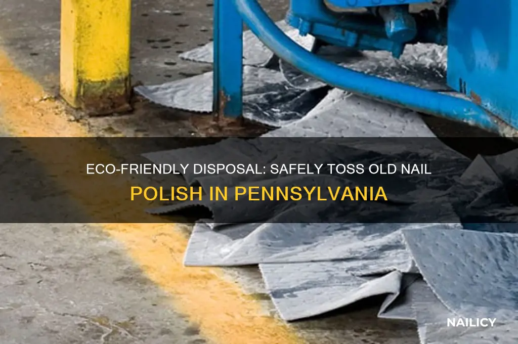 how to throw away old nail polish in pa