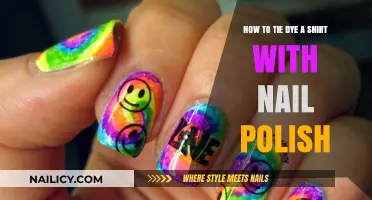 Creative Tie-Dye: Transforming Shirts with Nail Polish Techniques