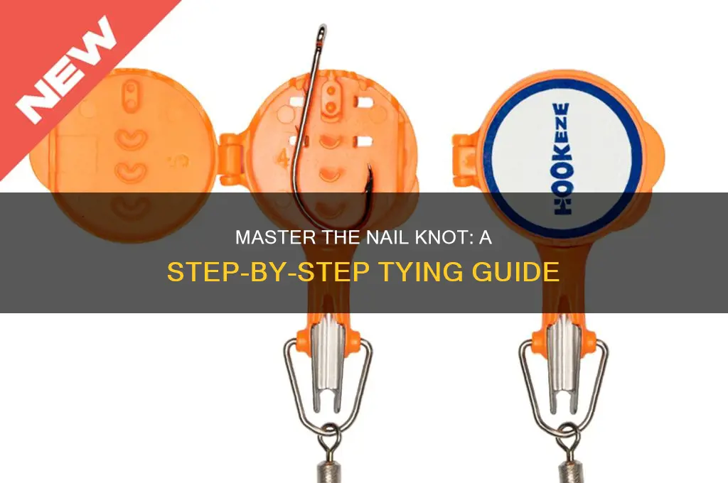 how to tie nail knot