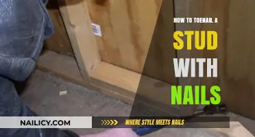 Mastering the Art of Toenailing Studs with Nails: A Step-by-Step Guide
