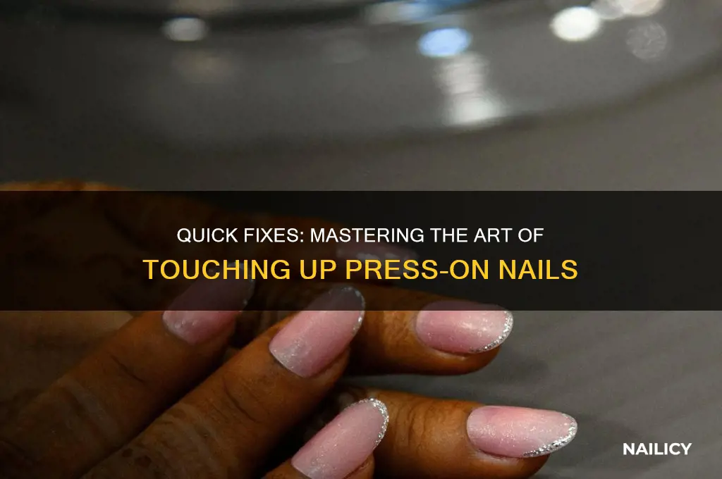 how to touch up press on nails
