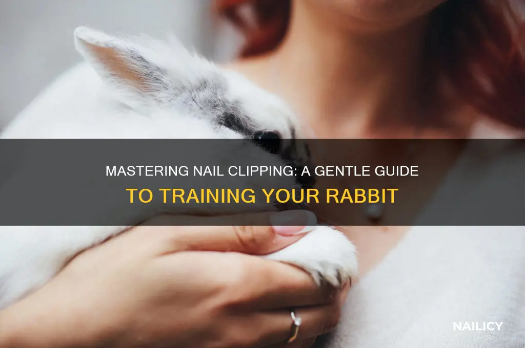 how to train a rabbit for clipping nails