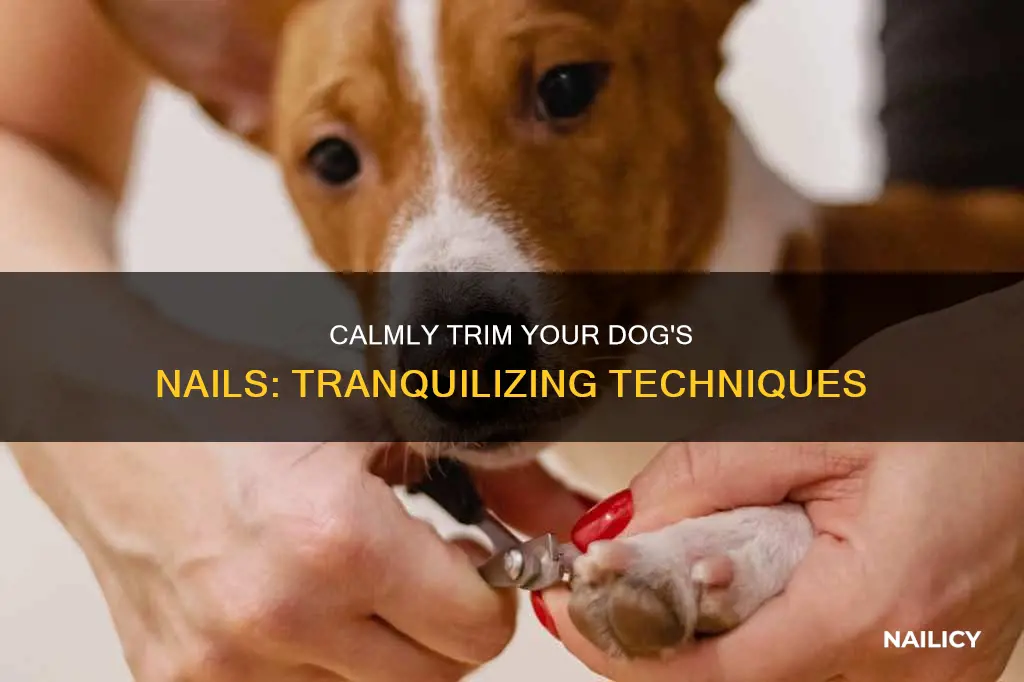 how to tranquilize dog before trimming nails