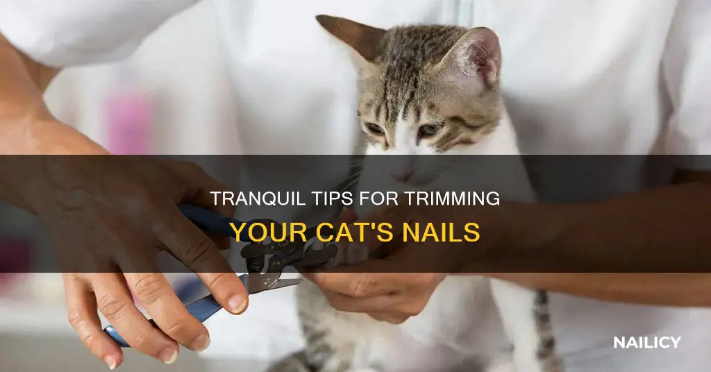how to tranquilize your cat to cut nails