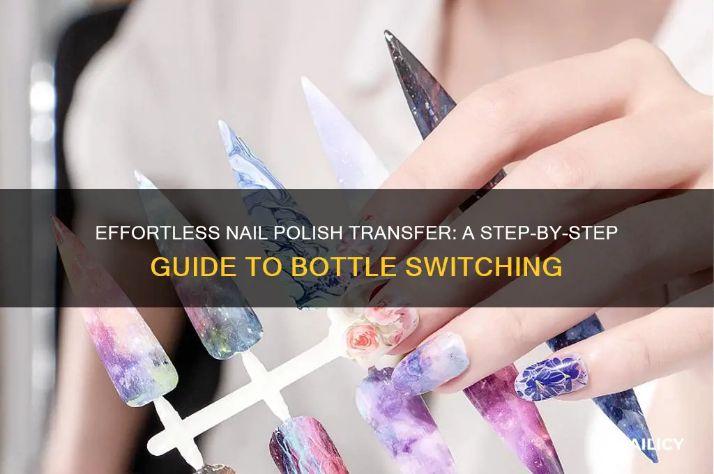 how to transfer nail polish from one bottle to another