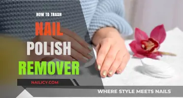 Dispose Nail Polish Remover the Right Way