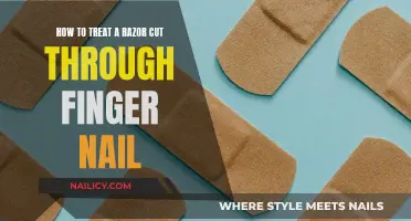 Heal Razor Cuts: Fingernail First Aid