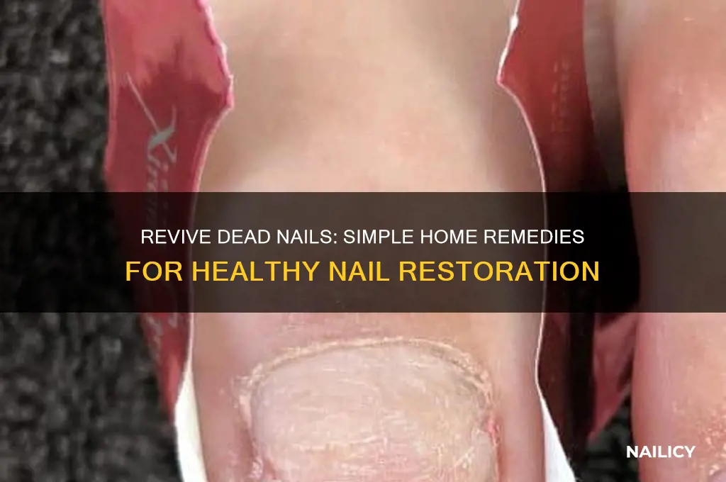 how to treat dead nails at home