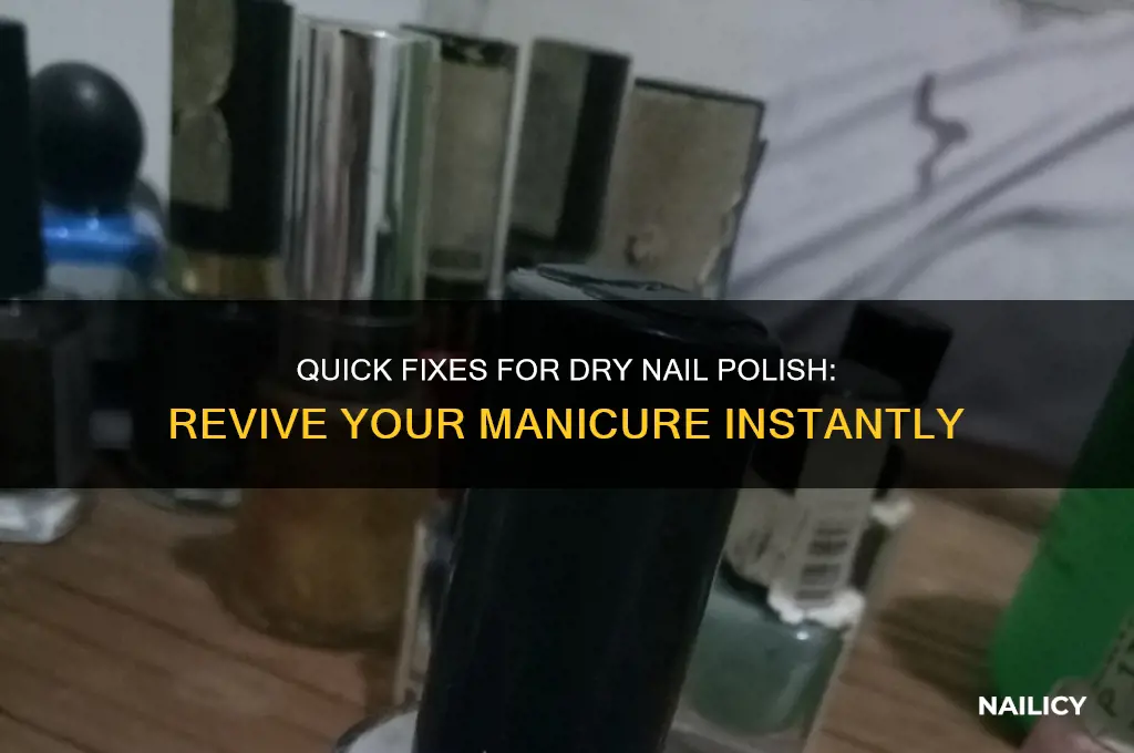 how to treat dry nail polish
