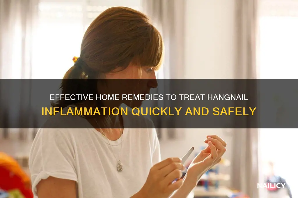 how to treat imflamation from han nail