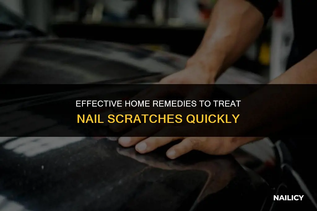 how to treat nail scratch
