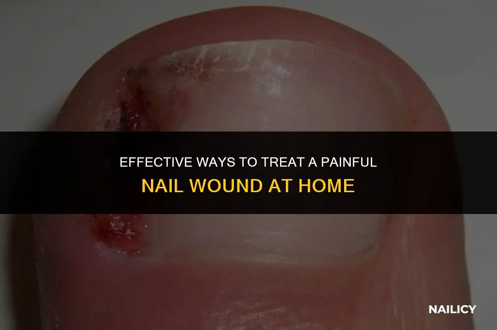 how to treat nail wound