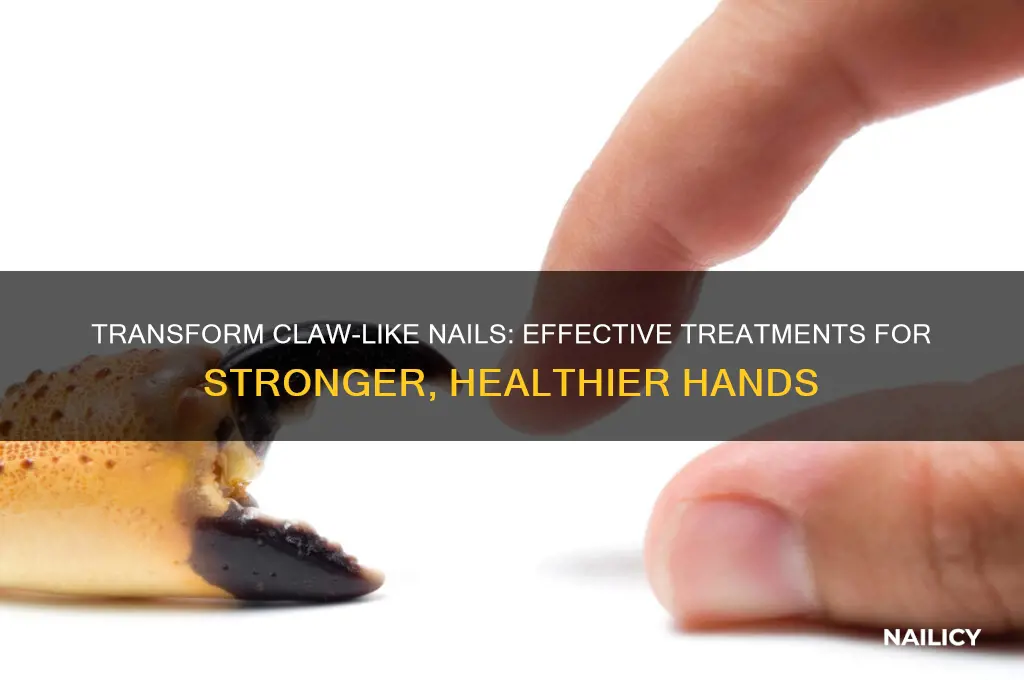 how to treat nails that resemble claws