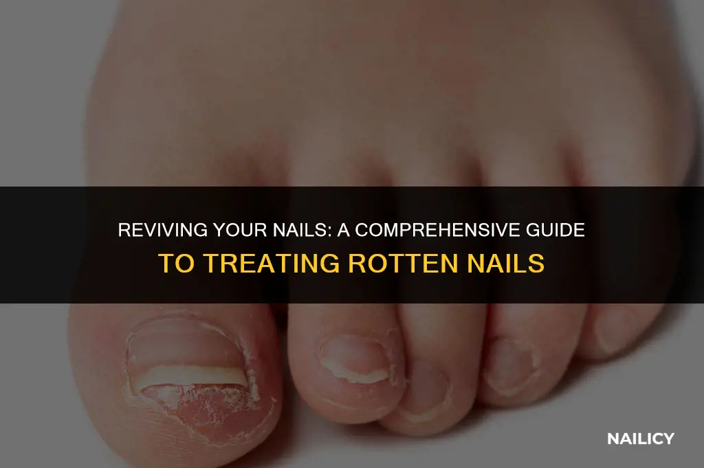 how to treat rotten nails