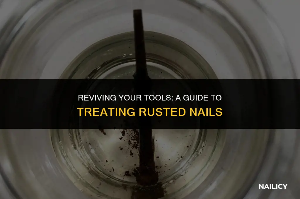 how to treat rusted nail