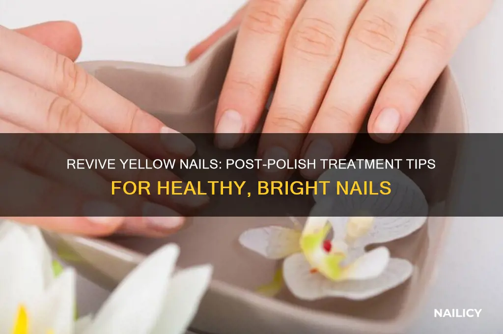 how to treat yellow nails after nail polish