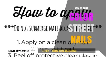 Trimming Color Street Nails: The Perfect At-Home Manicure