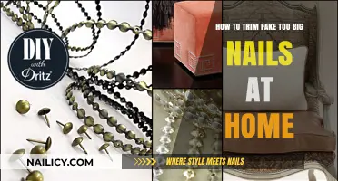 Trimming Oversized Fake Nails: DIY Home Fixes