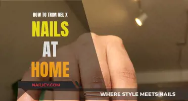 Trimming Gel X Nails: DIY Home Manicure Tips
