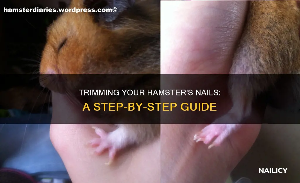 how to trim hamster nails
