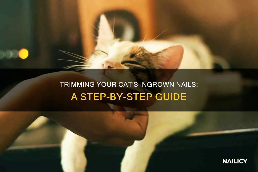 how to trim ingrown cat nail