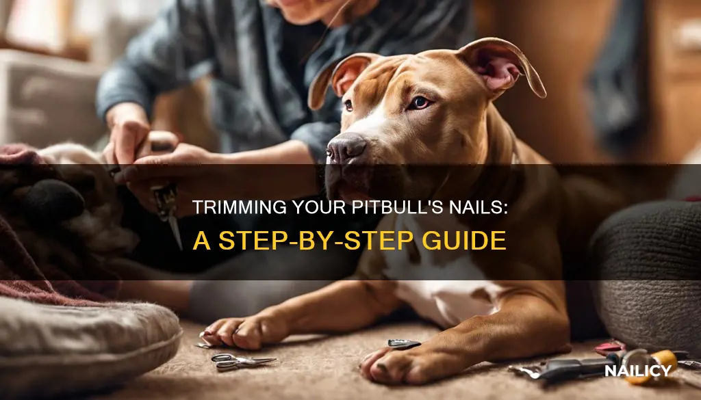 how to trim my pitbulls nails