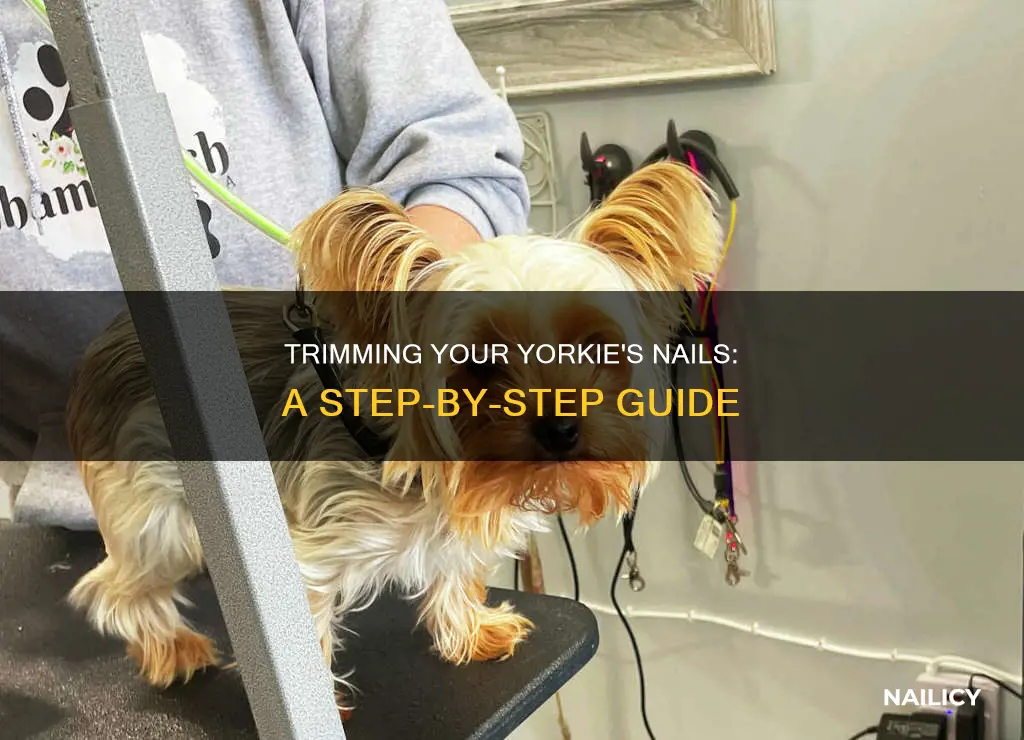 how to trim my yorkies nails
