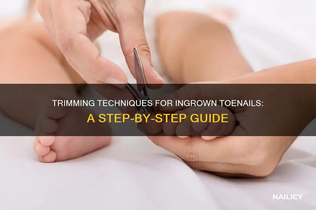 how to trim nails that curl in