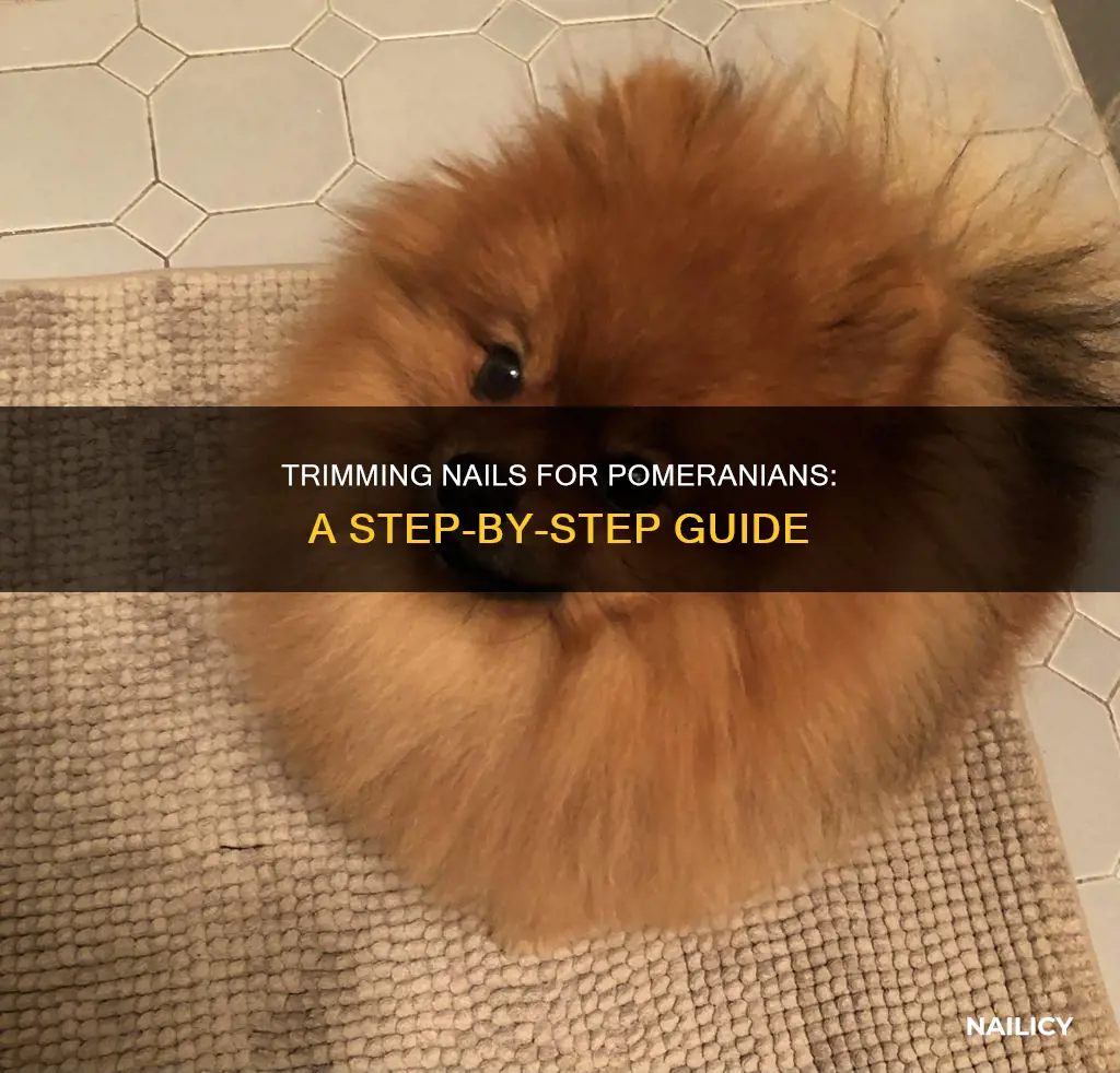 how to trim pomeranian nails