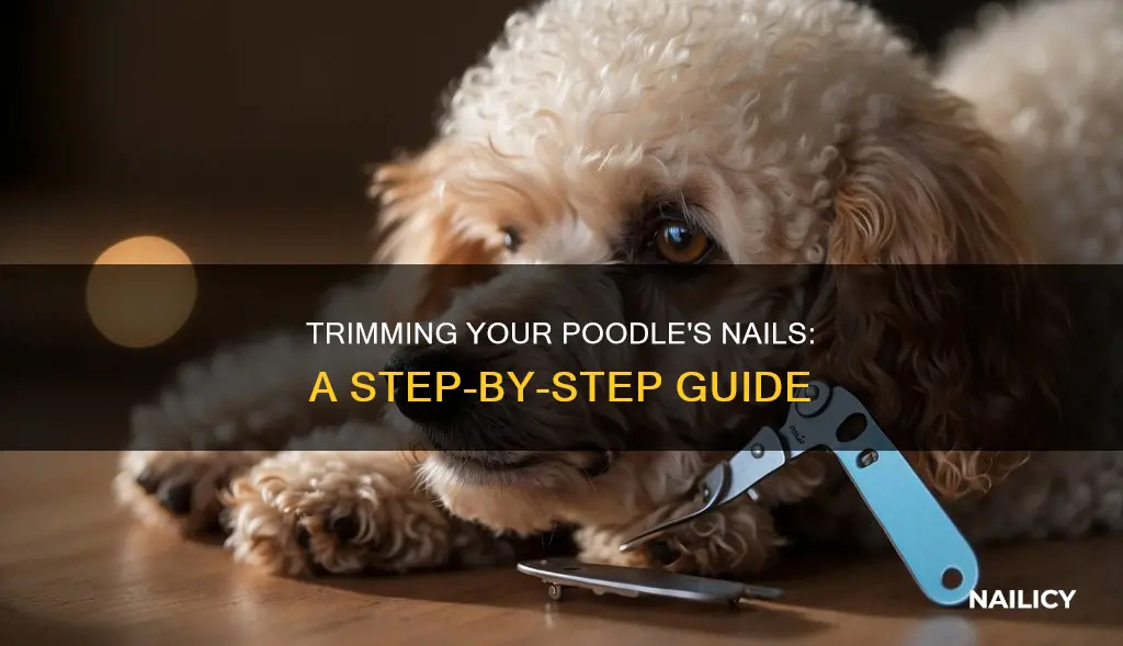 how to trim poodle nails