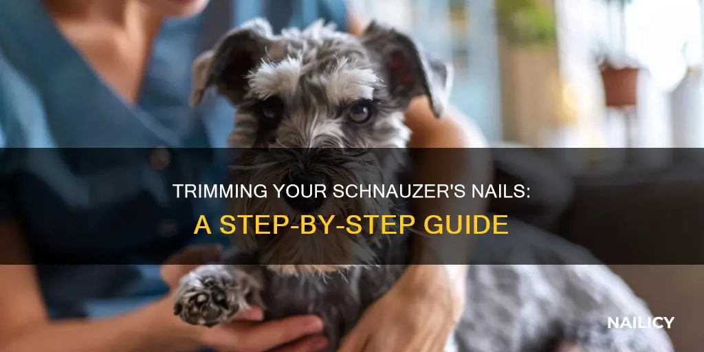 how to trim schnauzer nails