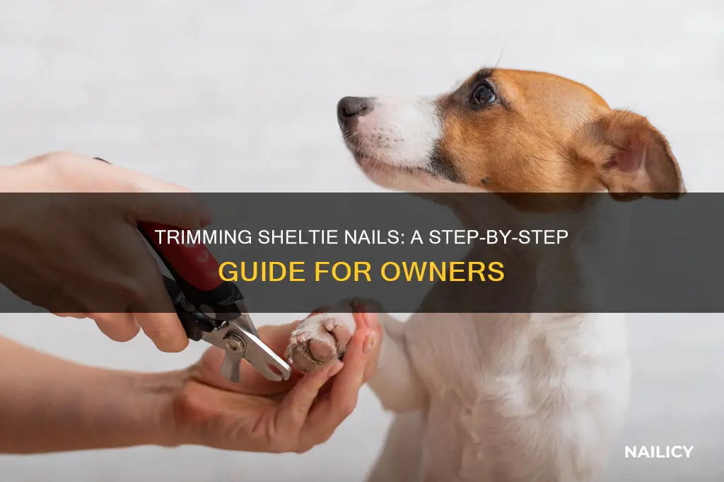 how to trim sheltie nails