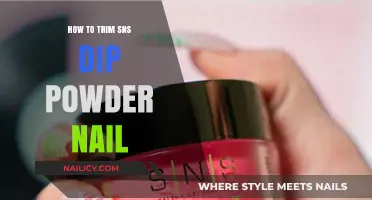 Trimming SNS Dip Powder Nails: A Step-by-Step Guide