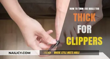Trimming Thick Toenails: An Alternative to Clippers