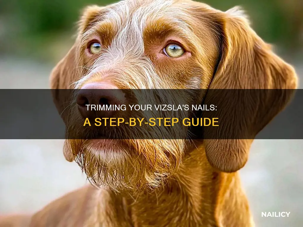 how to trim vizsla nails