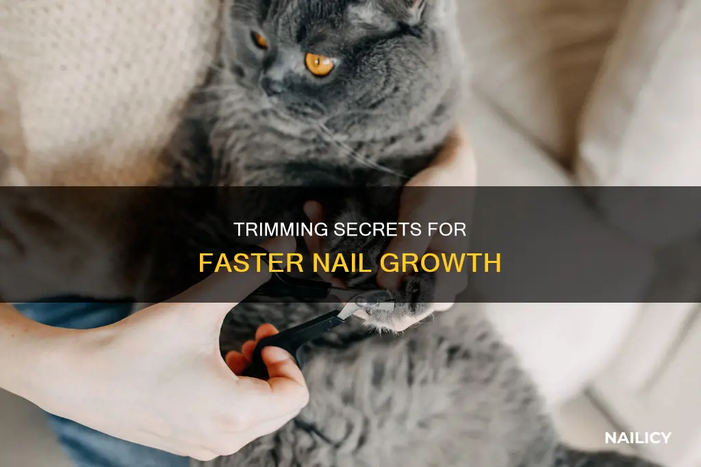 how to trim your nails to make them grow faster