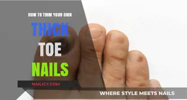 Trimming Thick Toenails: DIY Guide for Healthy Toes