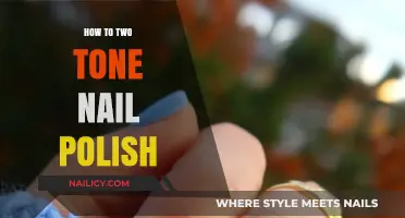 Master the Art of Two-Tone Nail Polish: Easy DIY Tips