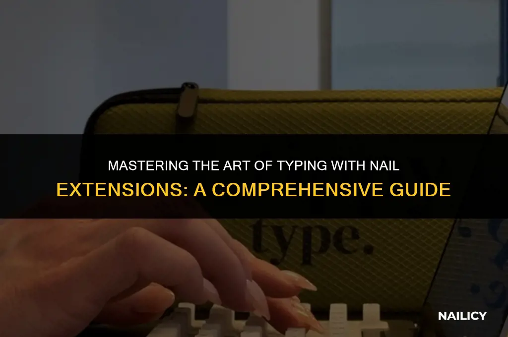 how to type in nails