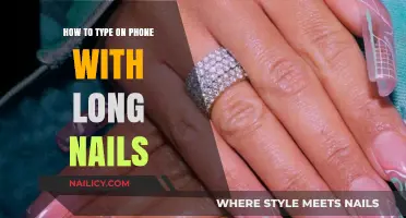 Typing with Long Nails: Adjusting Your Phone Habits
