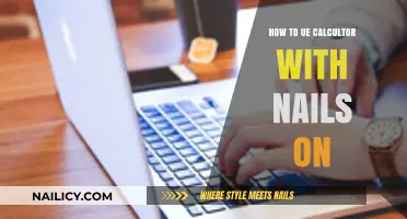 Mastering Calculator Use with Nails: Tips for Effortless Typing