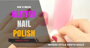 Quick Fixes: Unclogging Glitter Nail Polish for Smooth Application