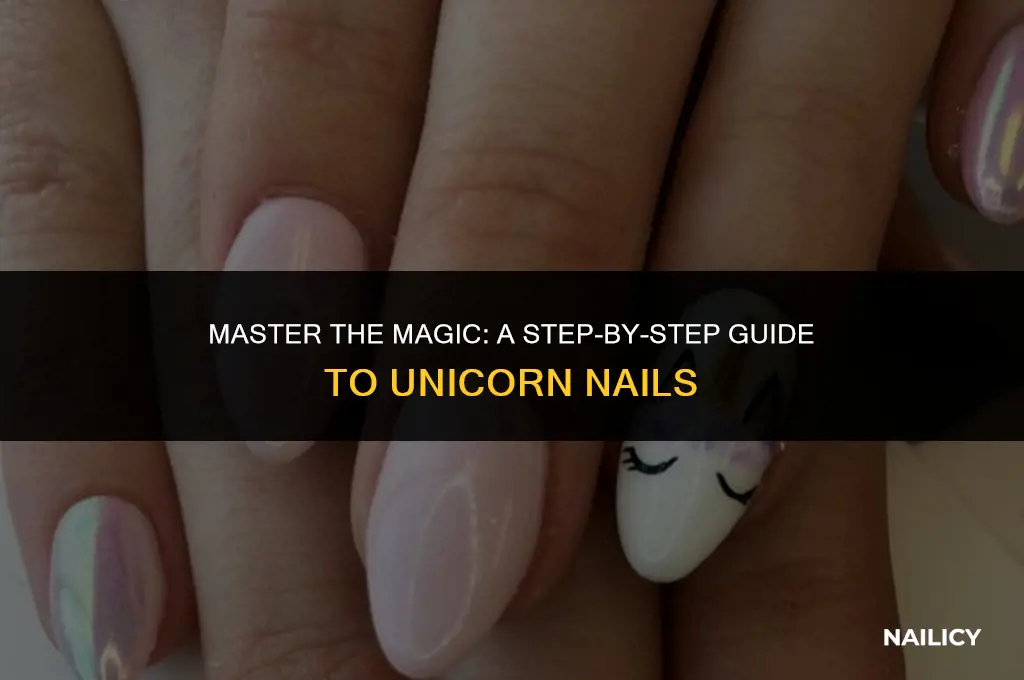 how to unicorn nails