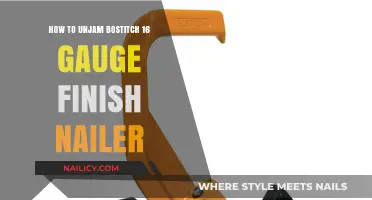 Quick Fix: Unjamming Your Bostitch 16 Gauge Finish Nailer Easily